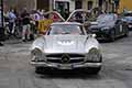 Mercedes-Benz 300 SL Coup W198 anno 1954 con il drive Jelinek RADEK alla Frecci Rossa 2021, che sfila a Reggio Emilia con il numero di gara 246