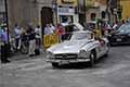 Mercedes-Benz 300 SL Coupè W198 ali di gabbiano del 1954 alla guida il tedesco Jelinek RADEK alla 1000 Miglia 2021, sfila a Reggio Emilia con numero di gara 246