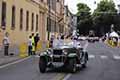 O.M. 665 SMM Superba 2000 anno 1929 del duo italiano Gianni MORANDI e Marco MOROSINOTTO passaggio a Reggio Emilia alle Mille Miglia 2021 che gareggiano con il numero 3