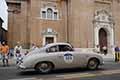 Porsche 356 1500 Coup del 1955 con il driver Jens WALTHER (D) e codriver Franck ANGELKOETTER (D) alle 1000 Miglia 2021, passaggio a Reggio Emilia con il numero di gara 323