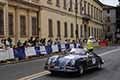 Porsche 356 A Speedster 1500 GS del 1956 con il duo italiano Paolo ZEGNA e Giorgio DELPIANO alla Mille Miglia 2021, passaggio a Reggio Emilia con il numero di gara 348