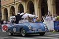 Porsche 356 Speedster 1500 del 1954 con il pilota Sergio COMINI e nagigatore Hrand ALADJIAN con un caloroso saluto dedicato al pubblico di Reggio Emilia alle Mille Miglia 2021, corre con il numero di gara 272