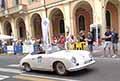 Porsche 356 Speedster 1500 del 1955 con il duo norvegese Christiaan VOGELZANG e Han WOUTER alle Mille Miglia 2021, slilata a Reggio Emilia con il numero di gara 320