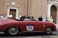 Porsche 356 Speedster 1500 anno 1955 con pilota Gabriele GNUDI e navigatore Marco JANNUZZI alle Mille Miglia 2021, passerella a Reggio Emilia con il numero di gara 326