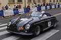 Porsche 356 Speedster 1500 del 1955 con il driver Michael KNAPPLE (D) e codriver Ellen LOHR (D) alla 1000 Miglia 2021, sfilata a Reggio Emilia con il numero di corsa 336