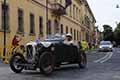 Salmson Grand Sport del 1928 duo americano Stefano NATOLI e Marie Christina CENTENO alle Mille Miglia 2021, passaggio di Reggio Emilia in gara con il numero 29