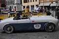 Siata Daina Gran Sport Spider del 1952 con il driver Jan DOBBER e codriver Ronald BEZUUR alla 1000 Miglia 2021, sfilata a Reggio Emilia con il numero di gara 216