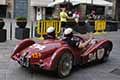 Stanguellini 1100 Sport del 1948 con il driver Matteo GIACOMETTI e codriver Davide FANTON alle Mille Miglia 2021, passaggio a Reggio Emilia in gara con il numero di corsa 139