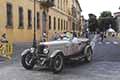 Sunbeam 3 Litre TWIN CAM Super Sports del 1926 special list con il duo norvegese Michel e Milton LAARMAN alle Mille Miglia 2021. Sfilata a Reggio Emlia, in gara con il numero 18