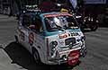 Freccia Rossa a Reggio Emilia con la Fiat 600 mister Croccantino Sal� e vintage cars alle Mille Miglia 2026. Scopri la Fiat 600 storica. Guarda le Foto!