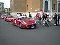 Ferrari Tribute con la Ferrari n.506 rossa alla Mille Miglia 2012