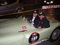 Jaguar Heritace Racing con lex pilota di Formula 1 Stirlin Moss e co-driver Norman Dewis alle 1000 Miglia 2012