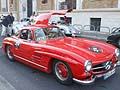 Partenza da Roma per Brescia, auto storica Mercedes 300 SL W198-I del 1955 categoria Gran Turismo driver Karlheinz Koegel co-driverJoerg Howe alle 1000 Miglia 2012