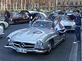 Partenza da Roma per Brescia, auto depoca Mercedes-Benz 300 SL W198-I del 1955 driver Peter Van Huellen co-driver Wolfgang Schuessel alle 1000 Miglia 2012