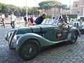 Partenza da Roma, auto storica BMW 328 del 1939 driver Franz Jung e co-driver Armando Pirola Fumanelli alle 1000 Miglia 2012