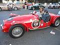 Partenza da Roma, auto depoca Maserati A6 GCS Monofaro del 1947 driver Christian Dumolin e co-driver Bruno Dumolin alle 1000 Miglia 2012