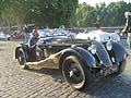 Partenza da Roma, Riley Sprite 1936 pilota Sergio Sisti e copilota Enrico Sisti alle Mille Miglia 2012