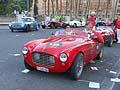 Partenza da Roma, auto depoca Siata 300 BC anno 1952 pilota Luigi Carlini co-pilota Michele Cozzi alle 1000 Miglia 2012