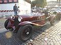 Partenza da Roma per le Mille Miglia, auto storica Alfa Romeo 6C 1750 GS Testa Fissa del 1931 driver Berend Hulshoff co-driver Monique Hulshoff