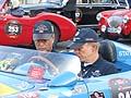 Porsche 550-1500 RS con il driver Gijs van Lennep e co-driver ex premier olandese Jan Peter Balkenende in gara per le 1000 Miglia 2012