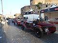 Partenza da Roma, auto storiche Alfa Romeo 6C 1750 GS ultima e la versione Testa Fissa alle 1000 Miglia 2012