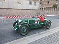 Partenza da Roma, auto storica MG K3 del 1934 driver Alan Beardshaw co-drive Bennett Beardshaw alle Mille Miglia 2012