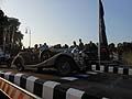 Partenza all'alba da Roma auto storica Lagonda M 45 Rapide 1934 driver Macko Laqueur co-driver Paulus Zwaans alle Mille Miglia 2012