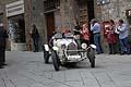 Bugatti T 37 A del 1928 con il duo britannico Kirkpatrick arrivo a Siena delle 1000 Miglia 2013