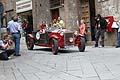 Lancia Lambda serie VII del 1927 con duo Erber Chaikhanit arrivo a Siena delle 1000 Miglia 2013