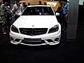 Mercedes C63 AMG anteriore al Salone di Ginevra 2009