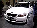 BMW 318i Efficent Dinamics anteriore vettura al Motor Show di Ginevra 2009