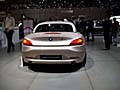 Auto sportiva BMW Z4 sDrive35i posteriore al Motor Show di Ginevra 2009