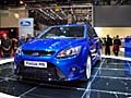 Ford Focus RS blu metalizzato al Motor Show di Ginevra 2009