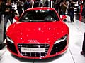 Audi R8 5.2 Quattro anteriore al Salone Internazionale di Ginevra 2009