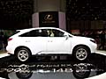 Lexus RX 450h Full Hybrid fiancata laterale del super SUV ibrido al Motor Show di Ginevra 2009