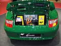Ruf Greenster electric car impianto elettrico nel cofano posteriore tuning al Ginevra Motor Show 2009