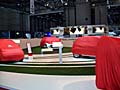 Atmosfere stand Citroen con vetture coperte dal telo al Motor Show di Ginevra 2009