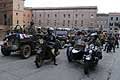 Mezzi militari con furistrada, moto e sidecar d´epoca, per il 72° Anniversario Liberazione a Ferrara
