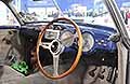 Cisitalia 202 SC berlinetta by Pinin Farina del 1947 interni auto storica in bella mostra ad Auto e Moto d�Epoca 2025 presso Bologna Fiere. Scopri la Cisitalia 202 SC berlinetta firmata Pinin Farina. Guarda le Foto esclusive di Automania!
