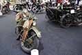 Harley Davidson XA del 1942 moto molto rara esposta ad Auto e Moto dEpoca 2023 presso Bologna Fiere