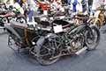 Reading Standard 1000cc sidecar americana vintage del 1916 in bella mostra ad Auto e Moto dEpoca 2023 presso Bologna Fiere