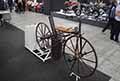 Roper Steam Velocipede del 1869 USA prima motocicletta della storia ad Auto e Moto dEpoca 2023 presso Bologna Fiera per la sua prima edizione nel capoluogo Emiliano