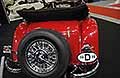 Mercedes-Benz 500K Cabriolet del 1934 dettaglio ruota posteriore esterna. Scopri la Mercedes-Benz 500K Cabriolet auto storica. Ecco le Foto di Auto Moto d�Epoca a Bologna!