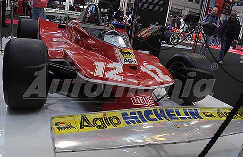 Museo MAuto Torino - Ferrari 312 T4 del 1979 del pilota Gilles Villeveuve esposta ad Auto e Moto dEpoca 2025 presso Bologna Fiere. Scopri la monoposto Ferrari 312 T4. Guarda le Foto esclusive di Automania!