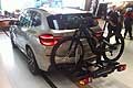 BMW X3 posteriore con porta bike al BMW Welt a Monaco di Baviera