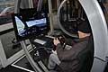 Sony simulatore ps3 videogames nello stand Nissan