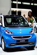 Smart Ice Shine blu elettrico Motor Show Bologna 2012