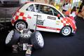 Abarth racing red and white con gomme al Motor Show 2012