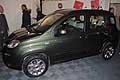 Fiat Panda 4x4 laterale di colore verde Toscana metallizzato militare al Motor Show 2012