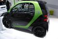Presente nello stand anche la nuova Smart fortwo electric drive che inaugura una nuova era per i Clienti smart, che possono godere di un piacere di guida maggiore grazie ad una vettura compatta, a zero emissioni.